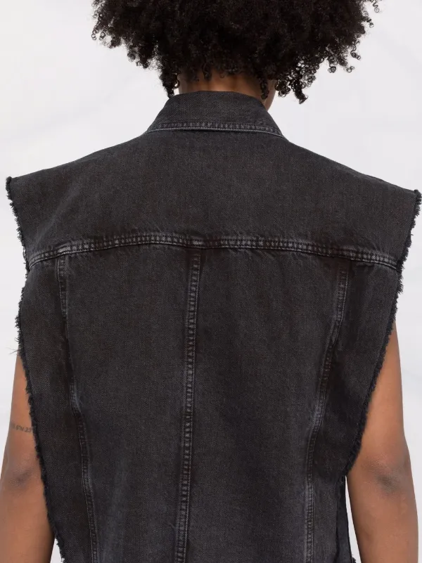 Tyra Sleeveless Denim Jacket - Farfetch