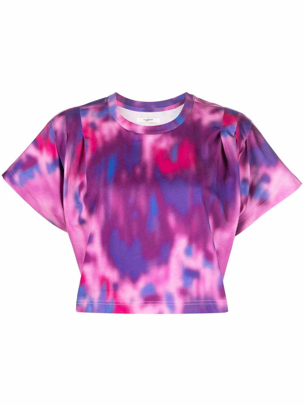 

Isabel Marant Étoile playera con motivo tie-dye - Morado