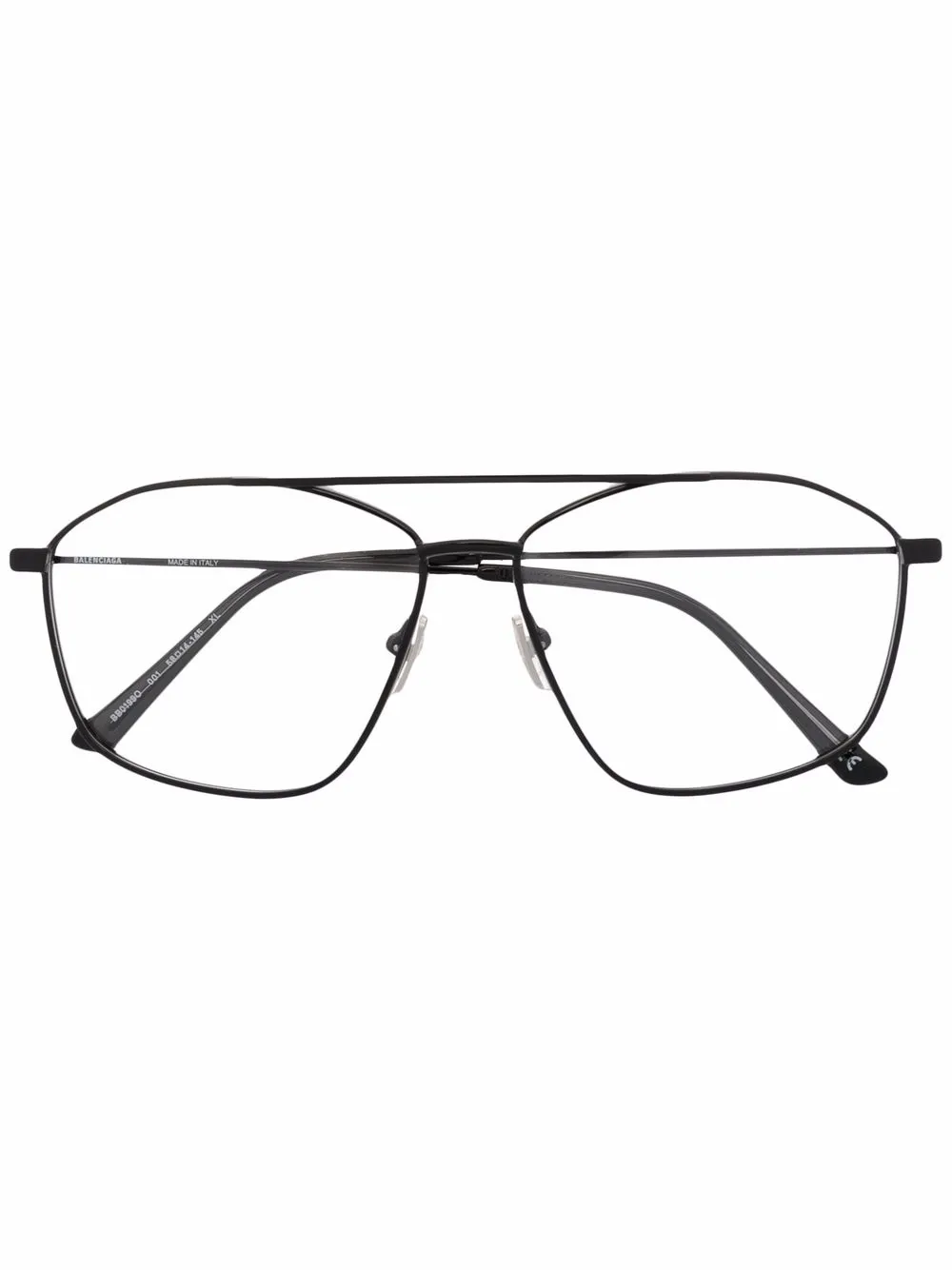 

Balenciaga Eyewear geometric-frame glasses - Black