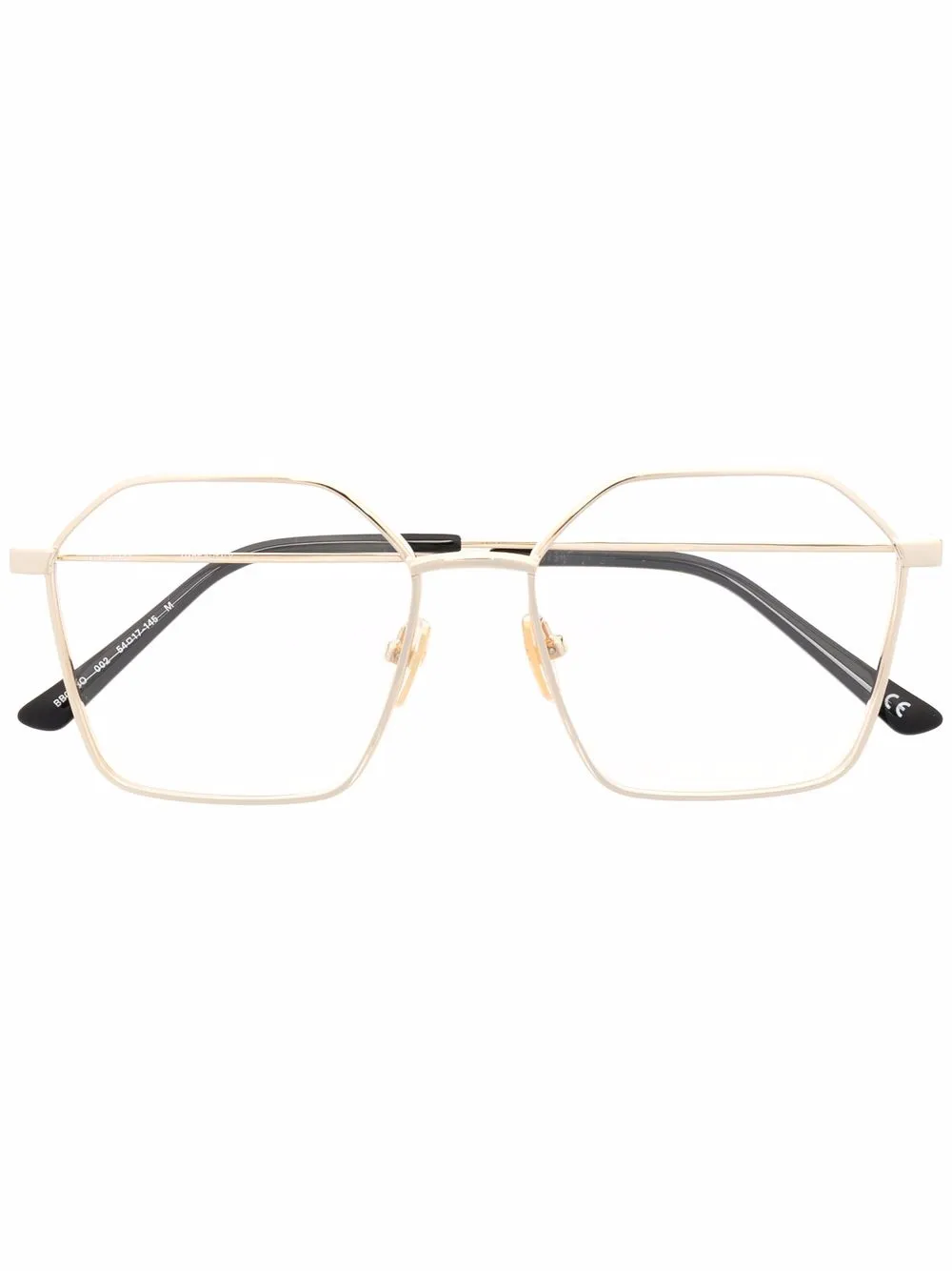 

Balenciaga Eyewear hexagonal-frame glasses - Gold