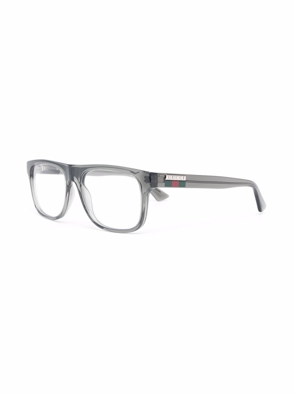 Gucci Eyewear Bril met vierkant montuur - Grijs