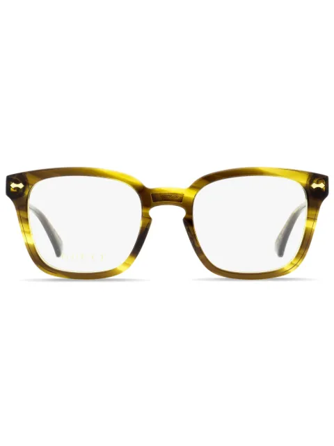 Gucci Eyewear tortoiseshell-effect square glasses