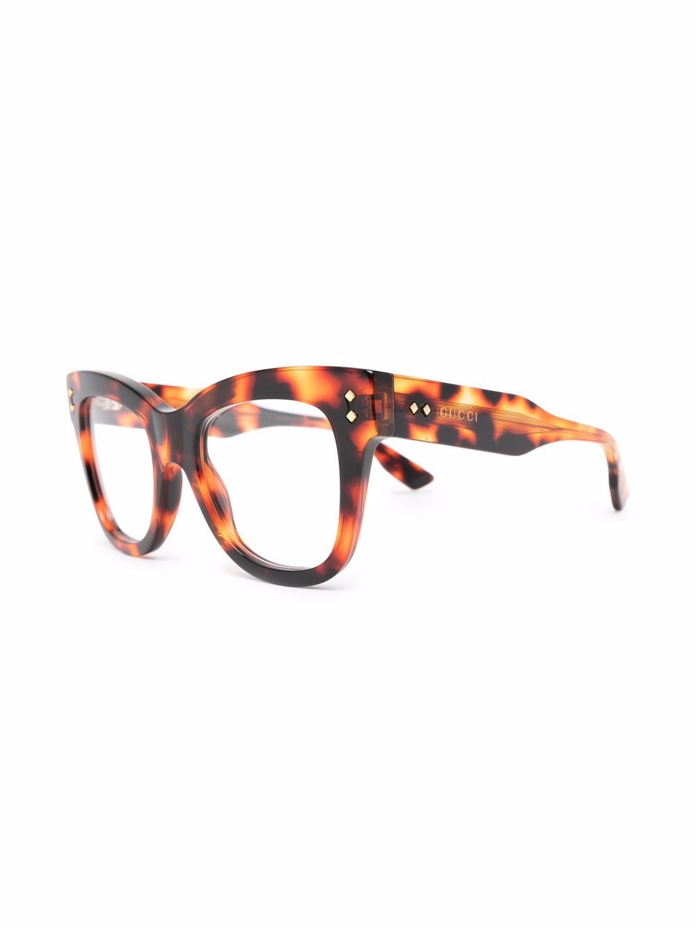 Gucci Eyewear Bril met cat-eye montuur - Bruin