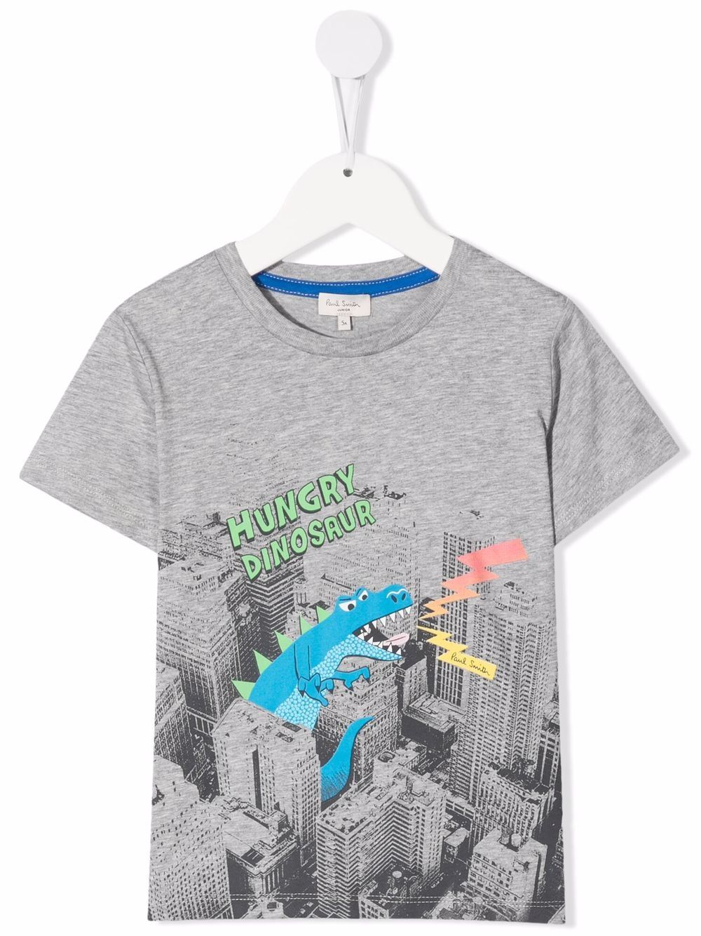 фото Paul smith junior dinosaur-print cotton t-shirt