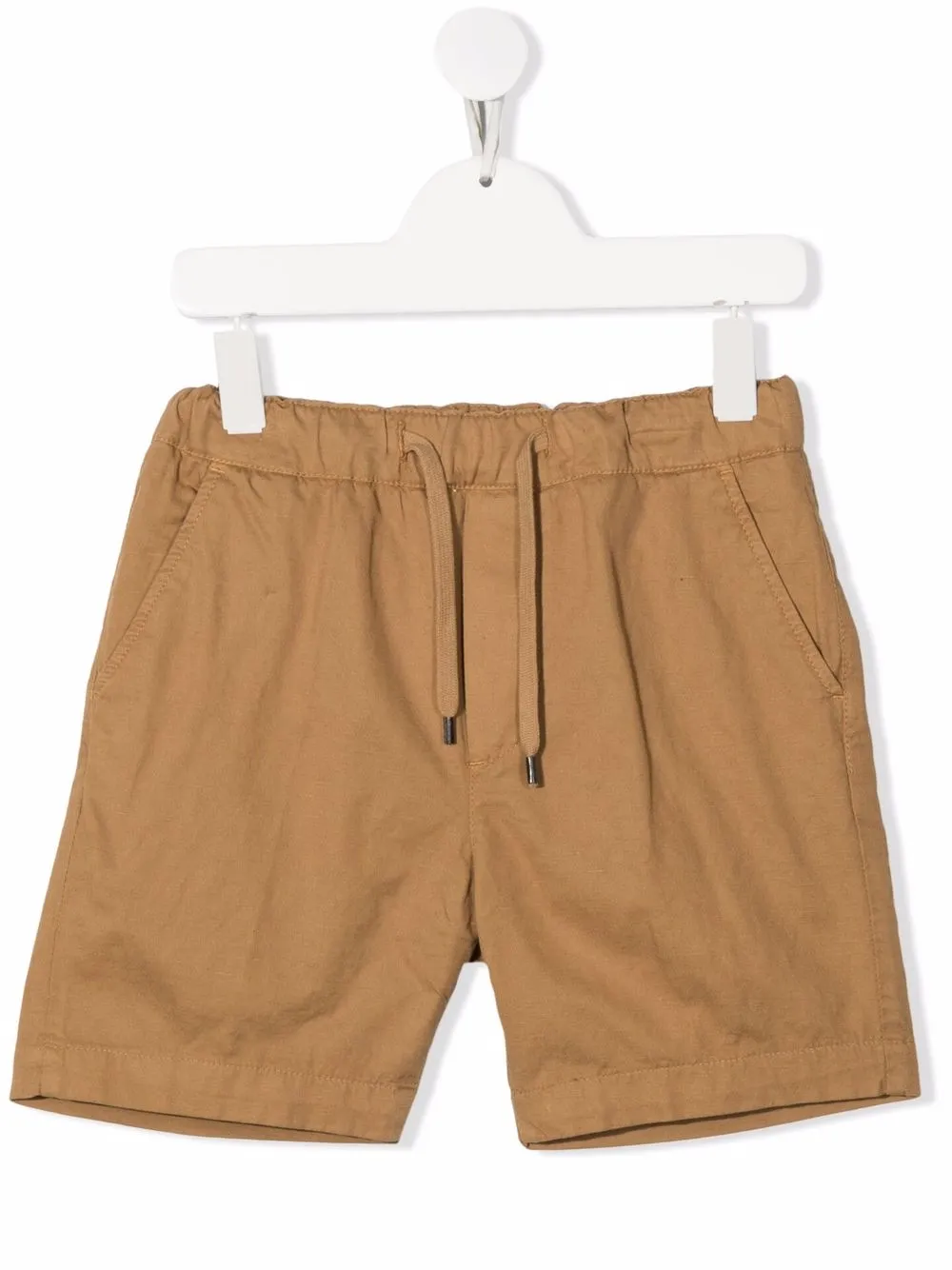 

Paolo Pecora Kids shorts con cordones en la pretina - Marrón