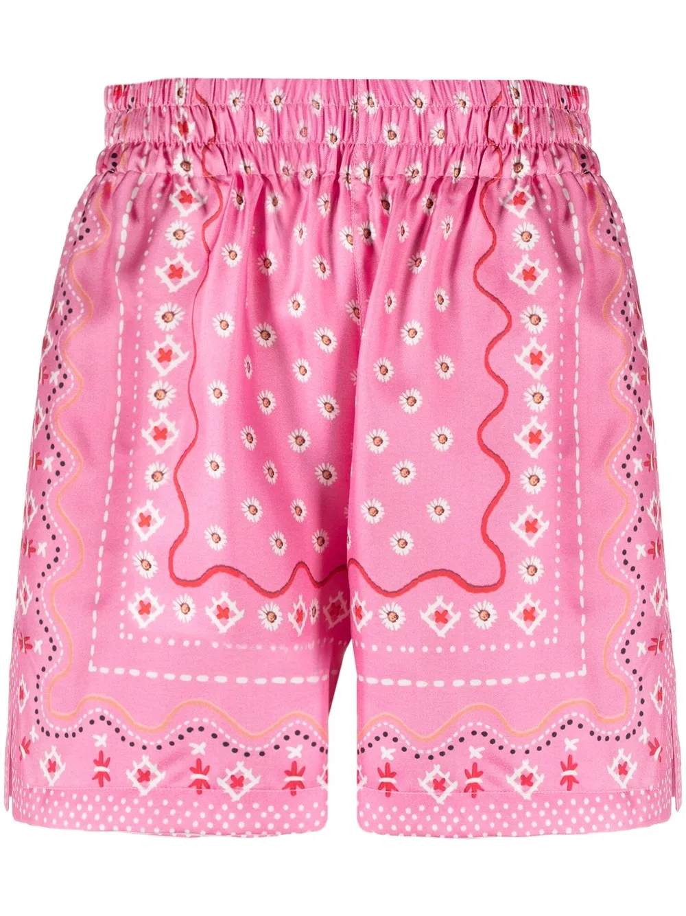 

Ermanno Scervino shorts con estampado floral - Rosado