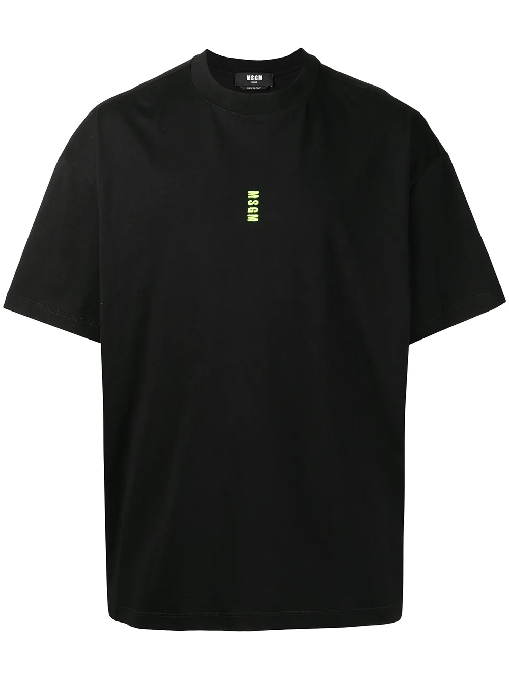 

MSGM playera con logo estampado - Negro
