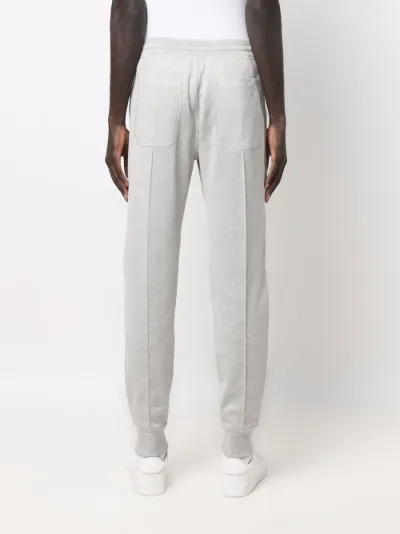 cotton-silk blend track pants | TOM 