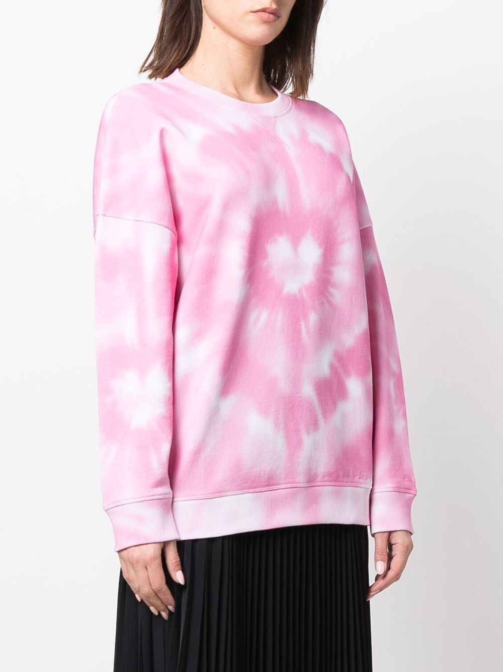 фото Red valentino tie-dye heart pattern sweatshirt