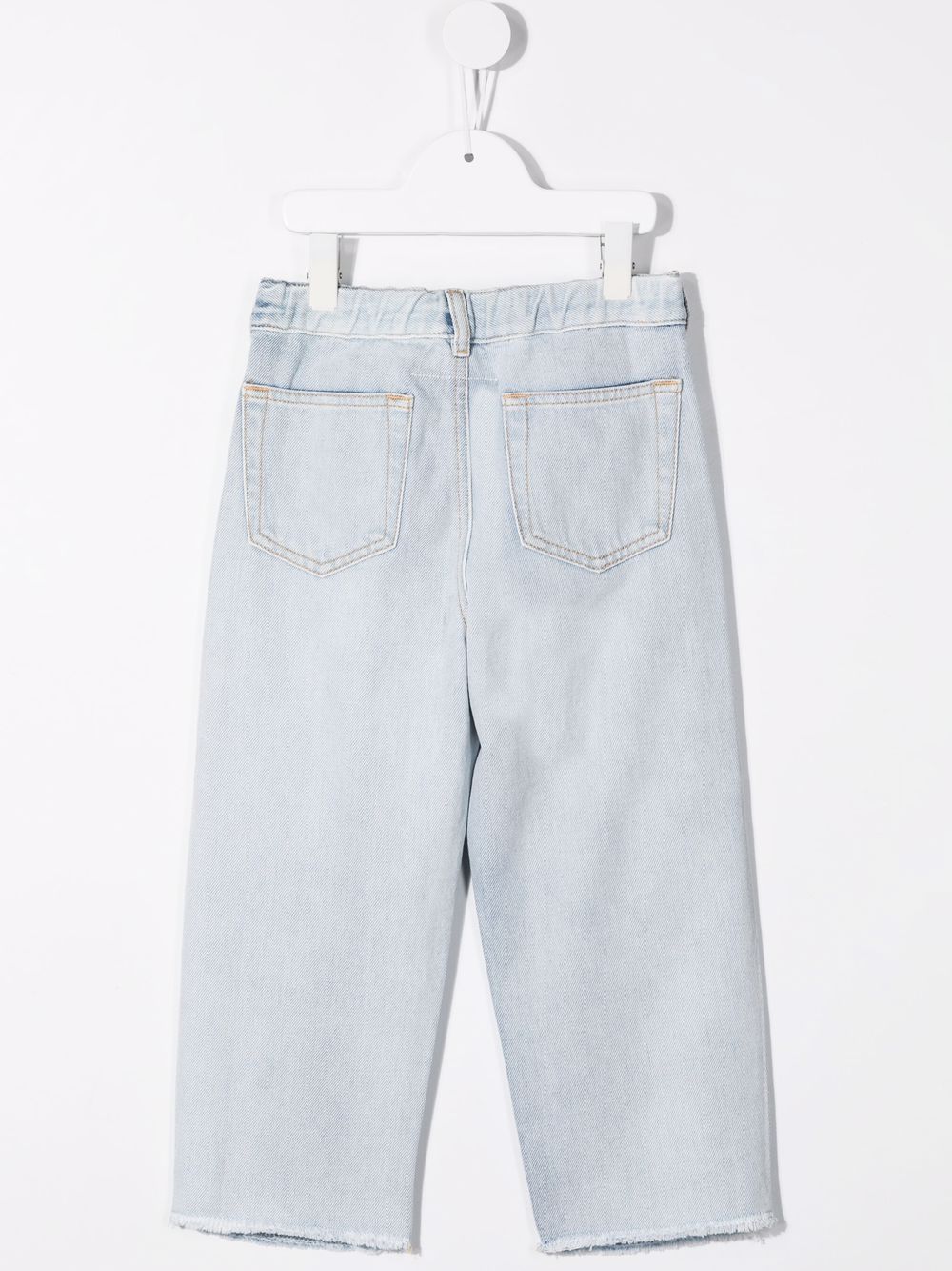 MM6 Maison Margiela Kids Jeans met gescheurd detail - Blauw