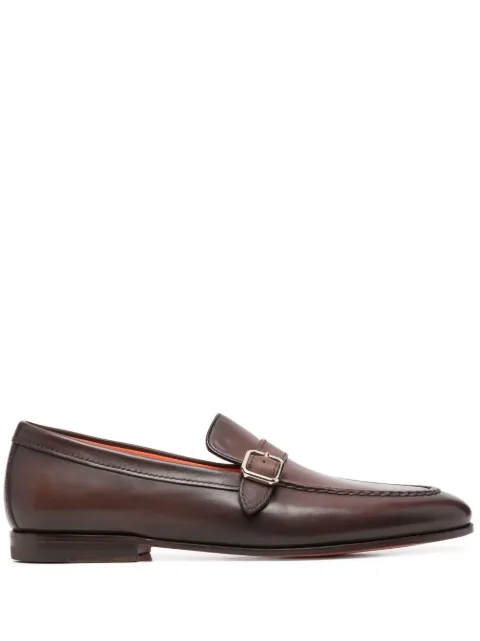 Santoni mocasines con detalle de hebilla