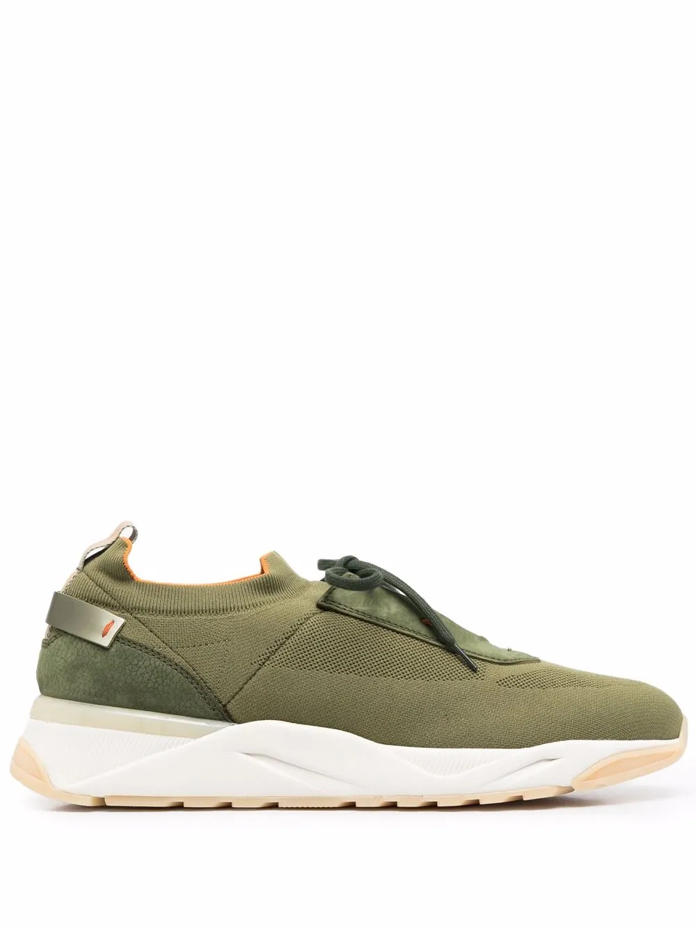 

Santoni lace up trainers - Green