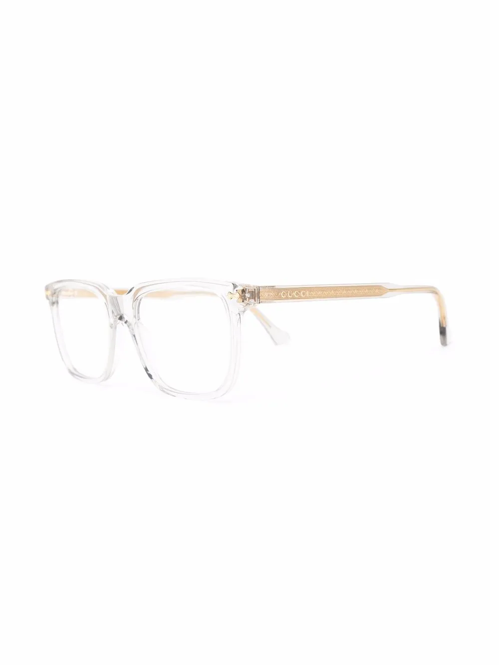 Gucci Eyewear Bril met vierkant montuur - Wit