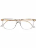 Gucci Eyewear transparent square-frame eyeglasses - White