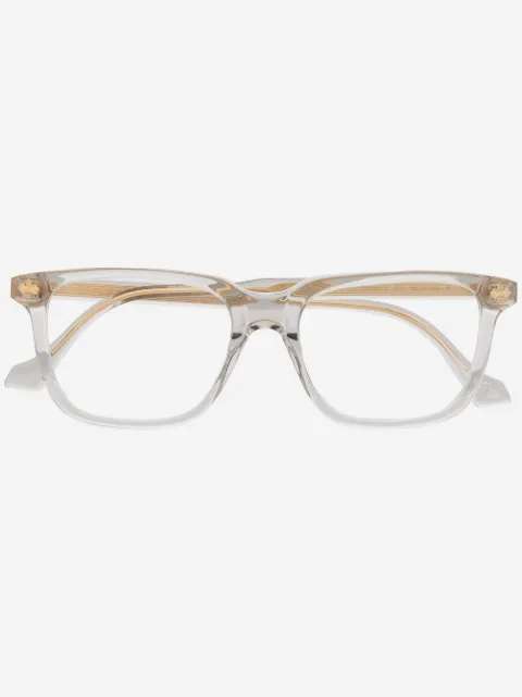 Gucci Eyewear lentes con armazón cuadrada transparente
