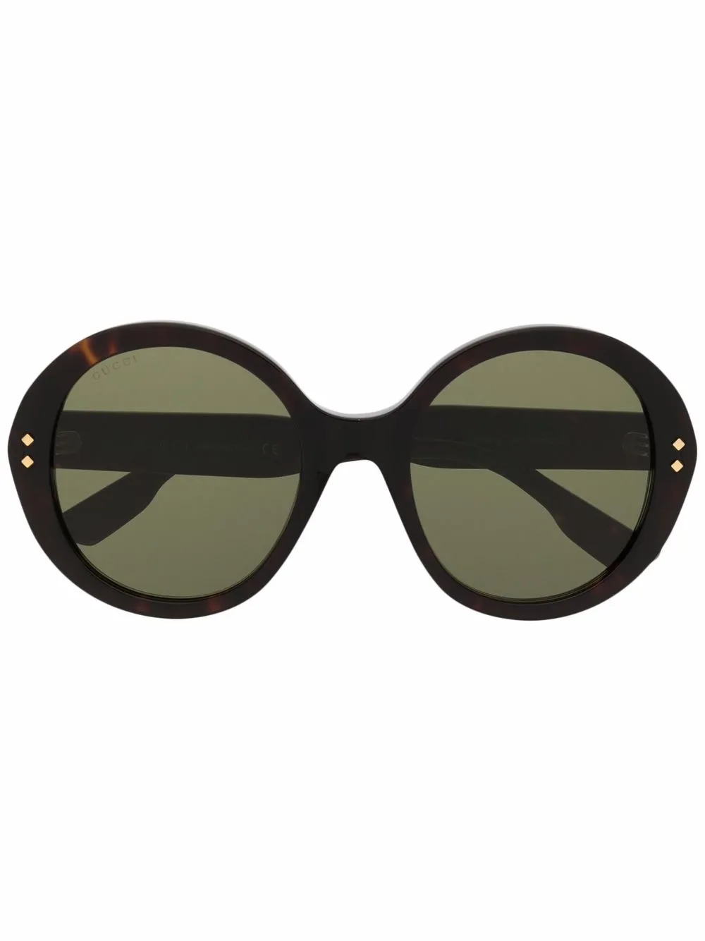 

Gucci Eyewear lentes de sol con armazón redonda - Negro