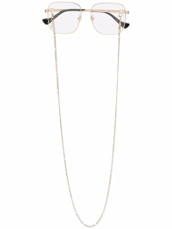 Frame Chain Glasses Chain Necklace - Gold