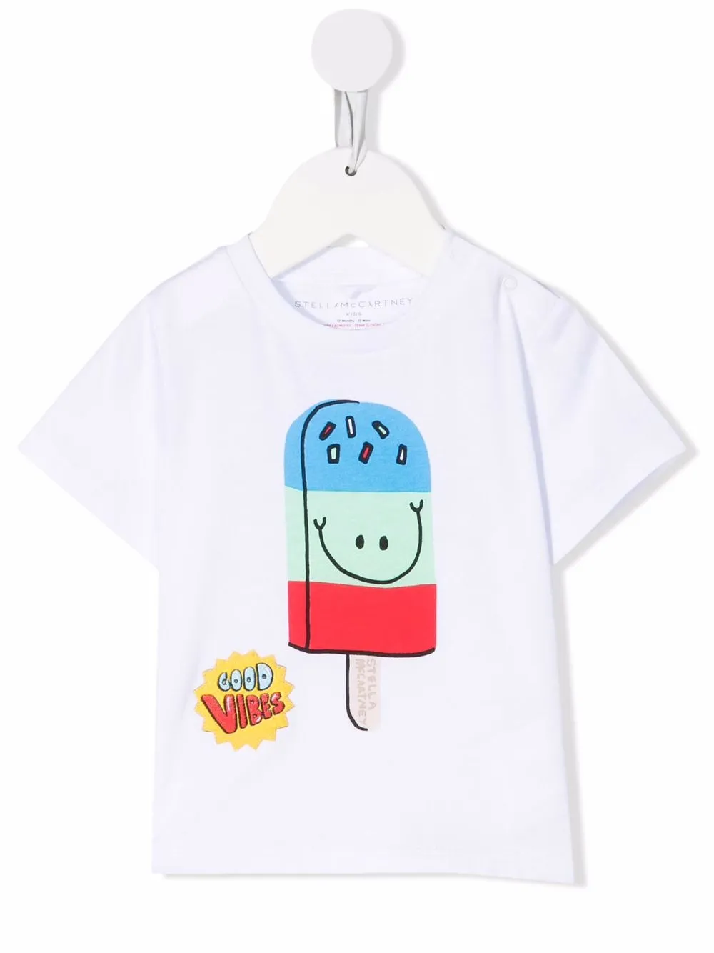 

Stella McCartney Kids playera Popsicle de manga corta - Blanco