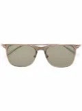 Montblanc square tinted sunglasses - Brown