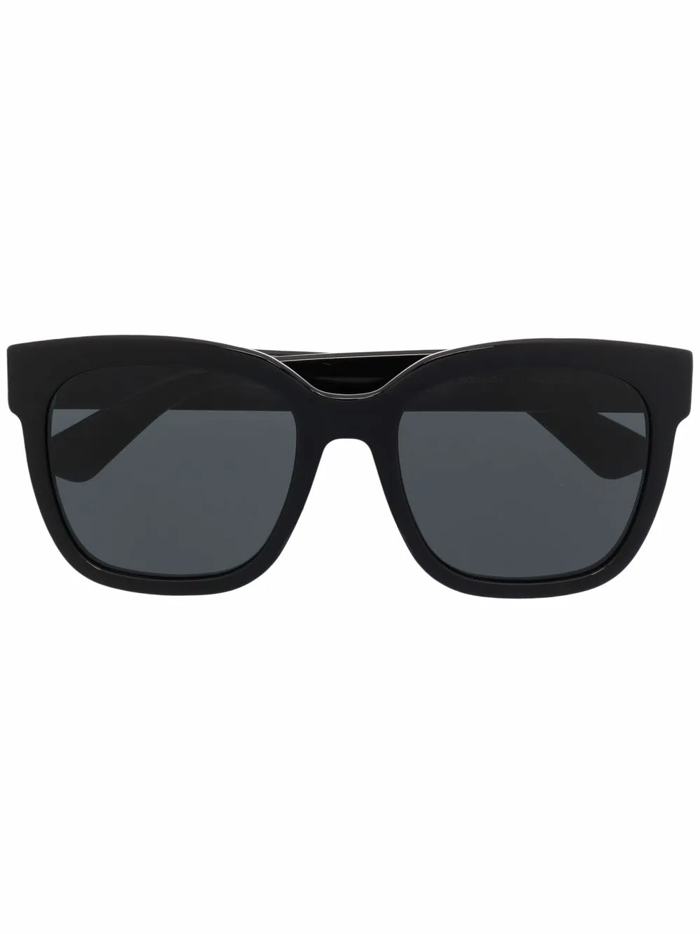 

Gucci Eyewear lentes de sol con armazón cuadrada oversize GG - Negro