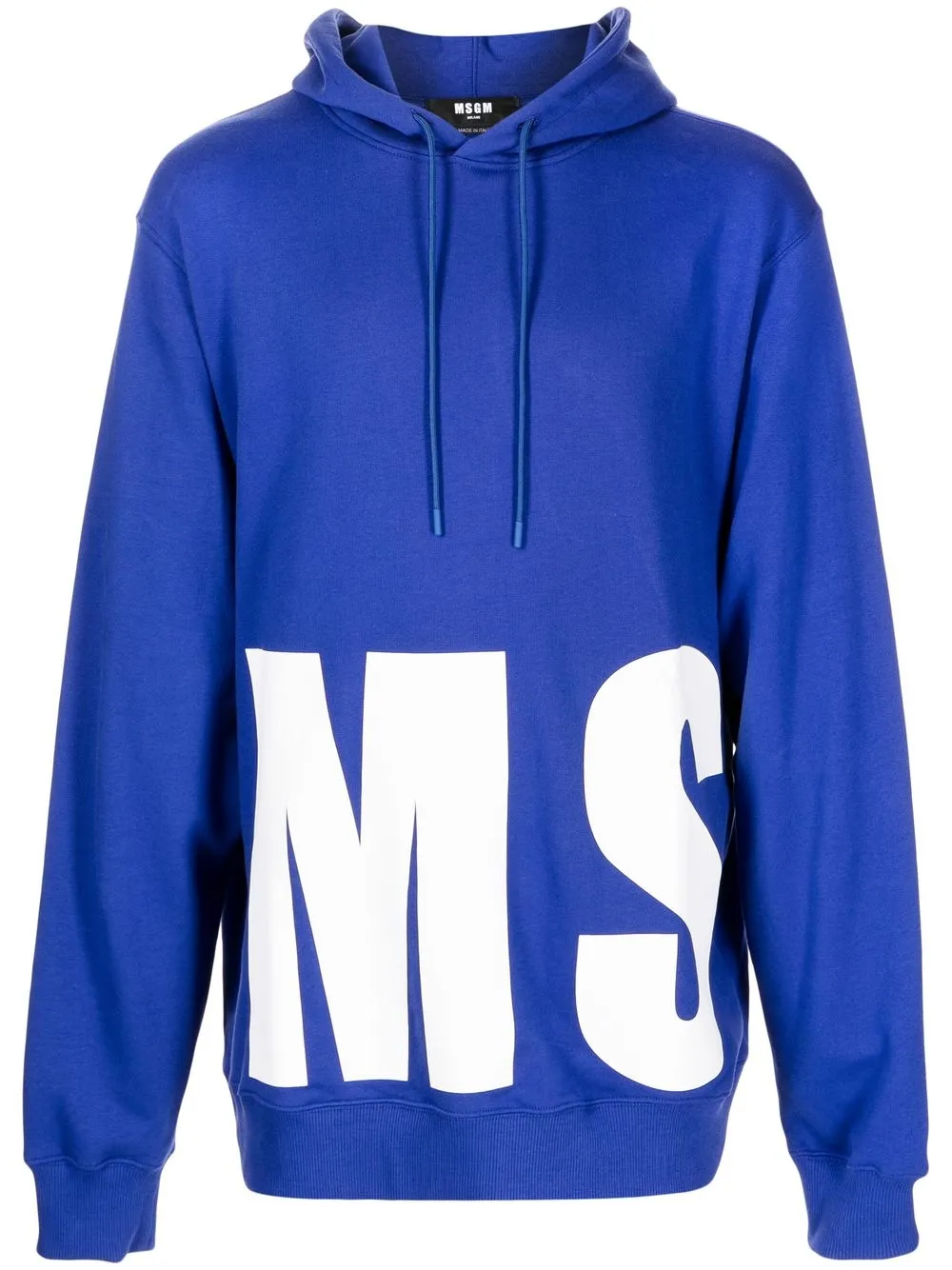 

MSGM hoodie con logo estampado - Azul