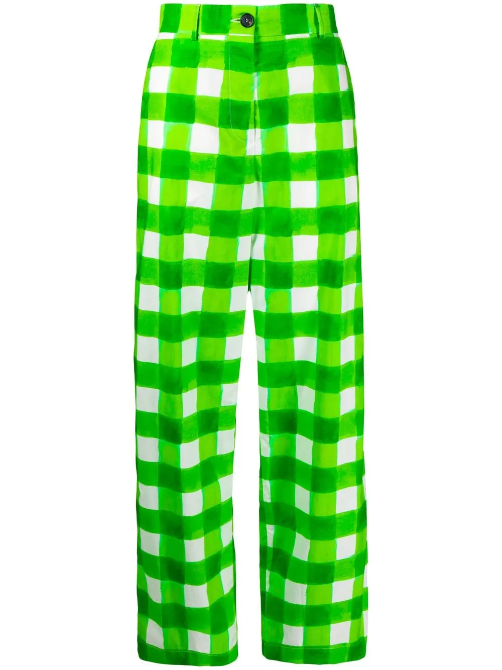 

MSGM high-waisted trousers - Green