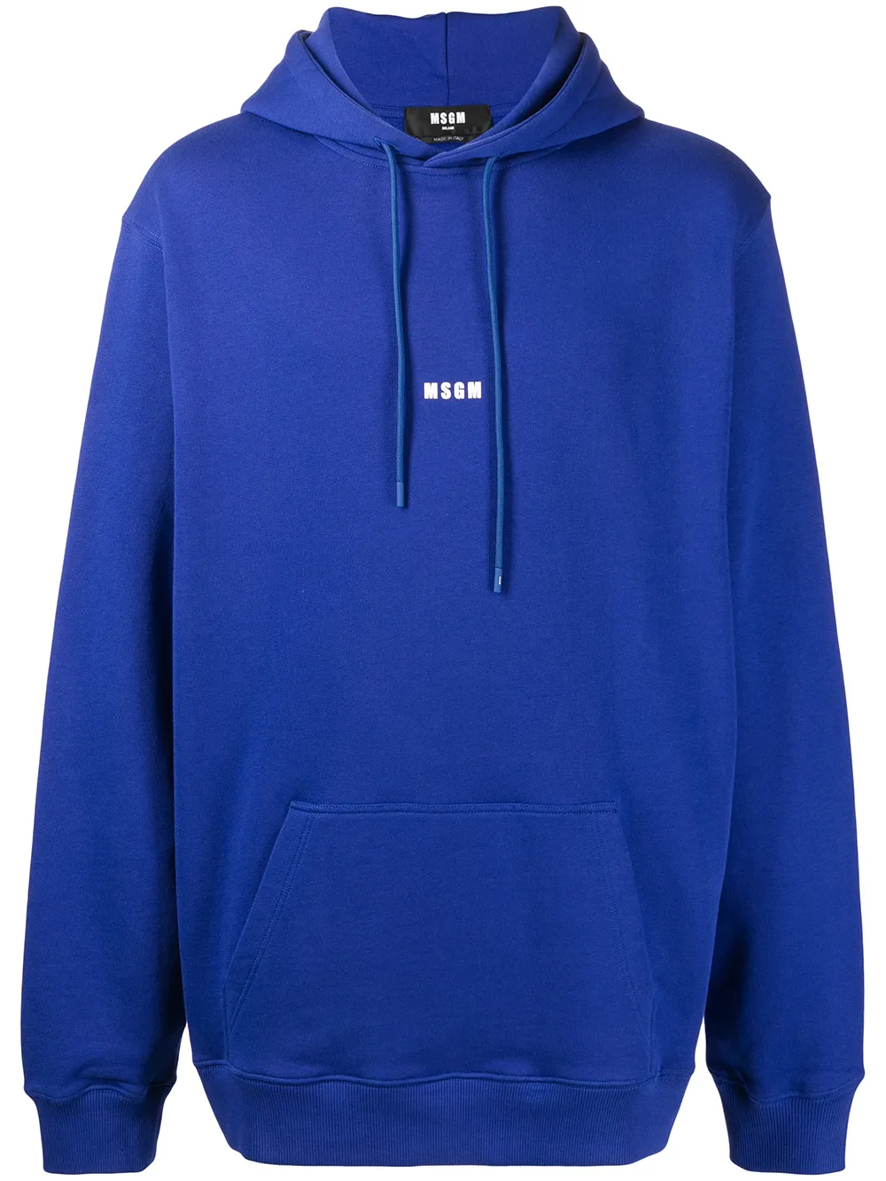 

MSGM hoodie con logo estampado - Azul