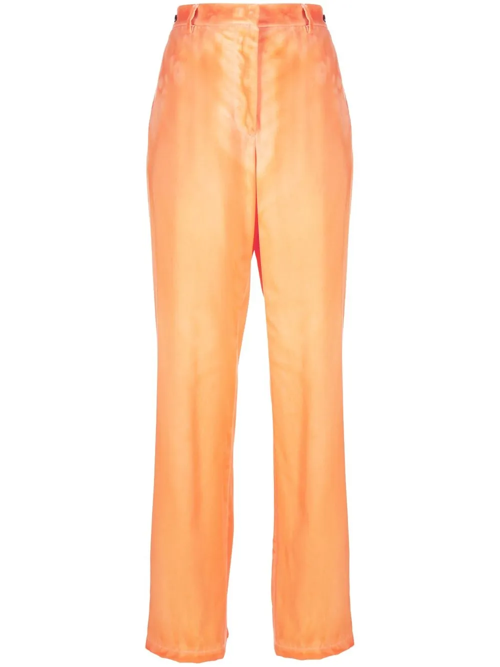 

MSGM pantalones rectos - Naranja