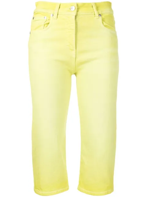 MSGM pantalones con tiro medio