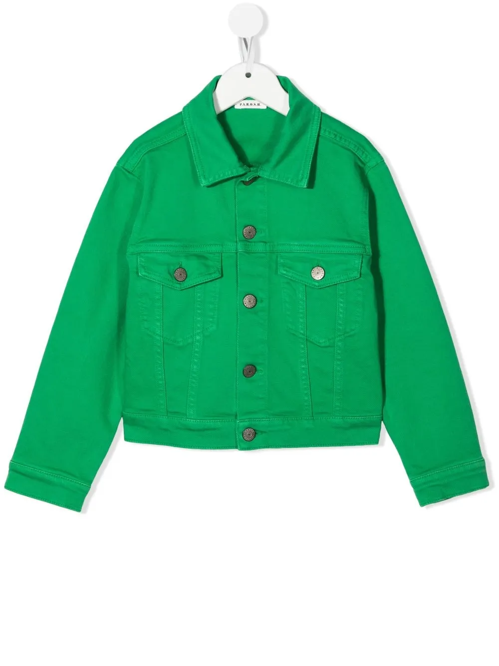 

P.A.R.O.S.H. chest-pocket denim jacket - Green