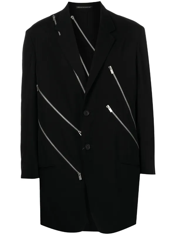Yohji Yamamoto ジップディテール シングルジャケット 通販