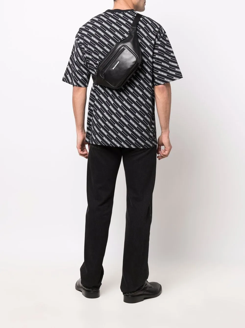 Balenciaga Leren heuptas - Zwart