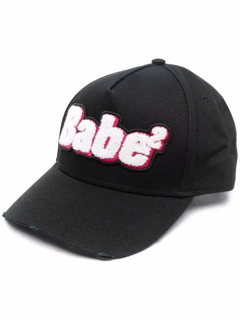 DSQUARED2 gorra con eslogan bordado