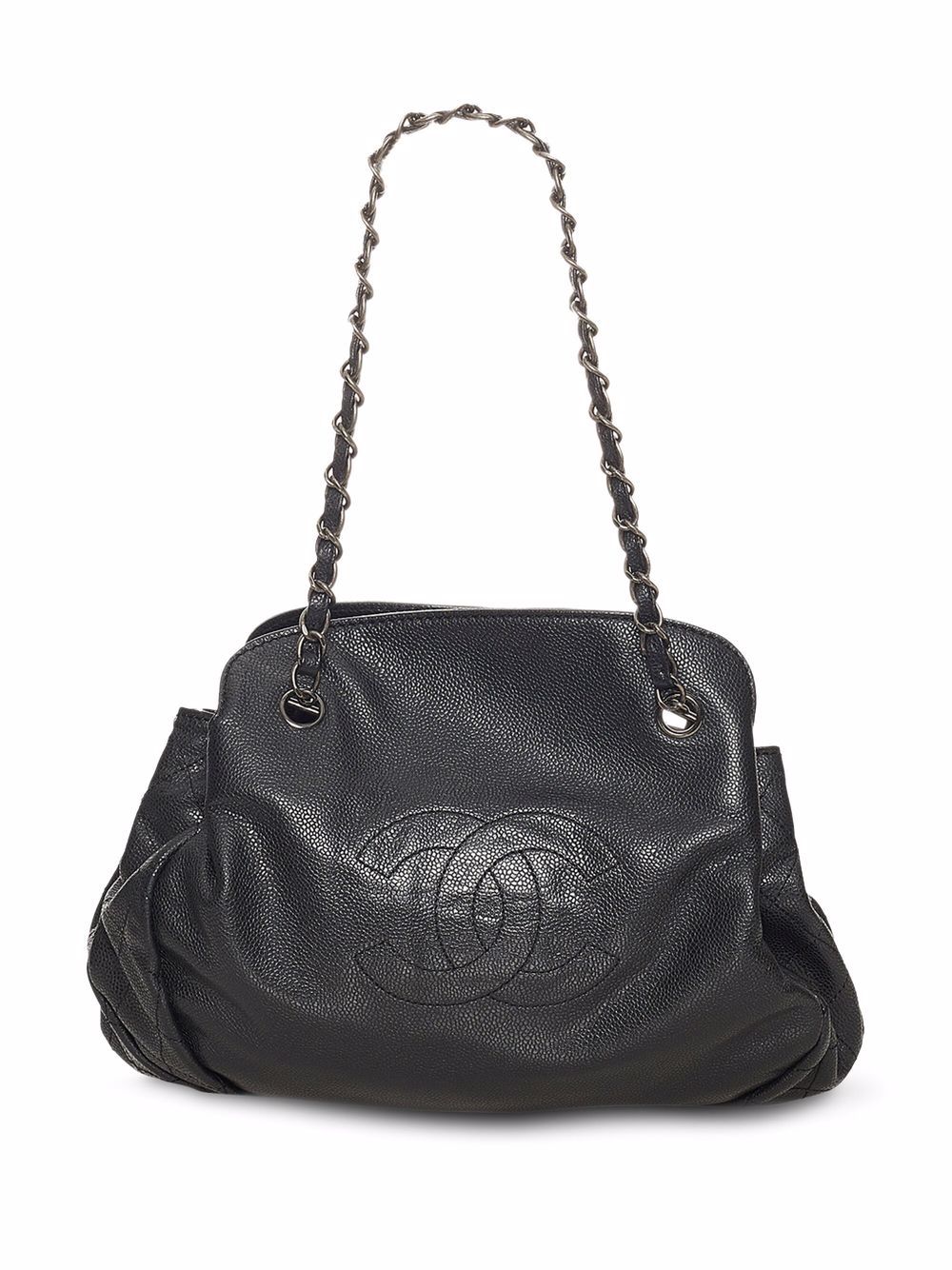 фото Chanel pre-owned сумка на плечо 2009-2010 годов с логотипом cc