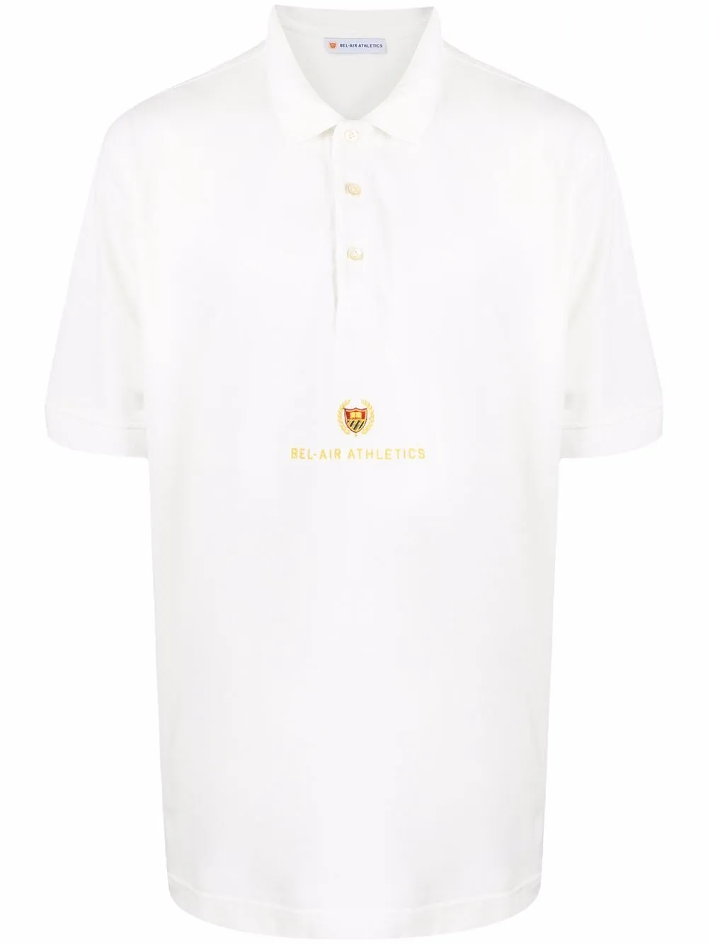 embroidered-logo cotton polo shirt