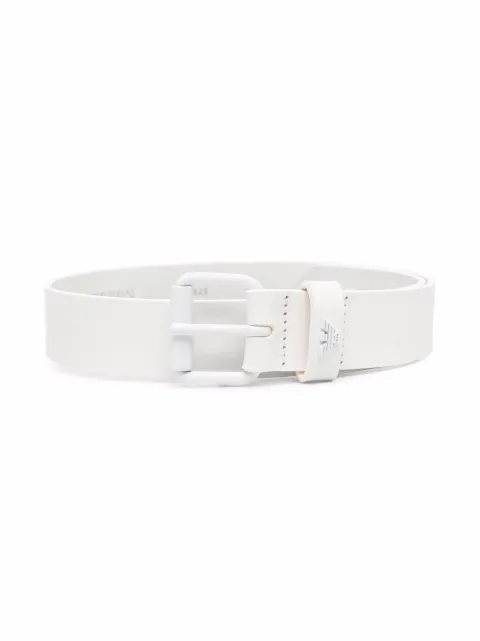 Emporio Armani Kids حزام جلد بمشبك