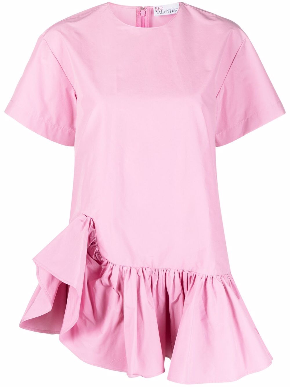 

RED Valentino blusa con volantes - Rosado