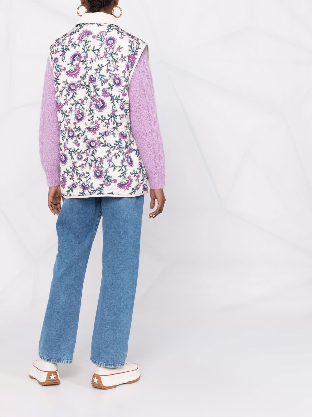 ISABEL MARANT floral-print gilet Women