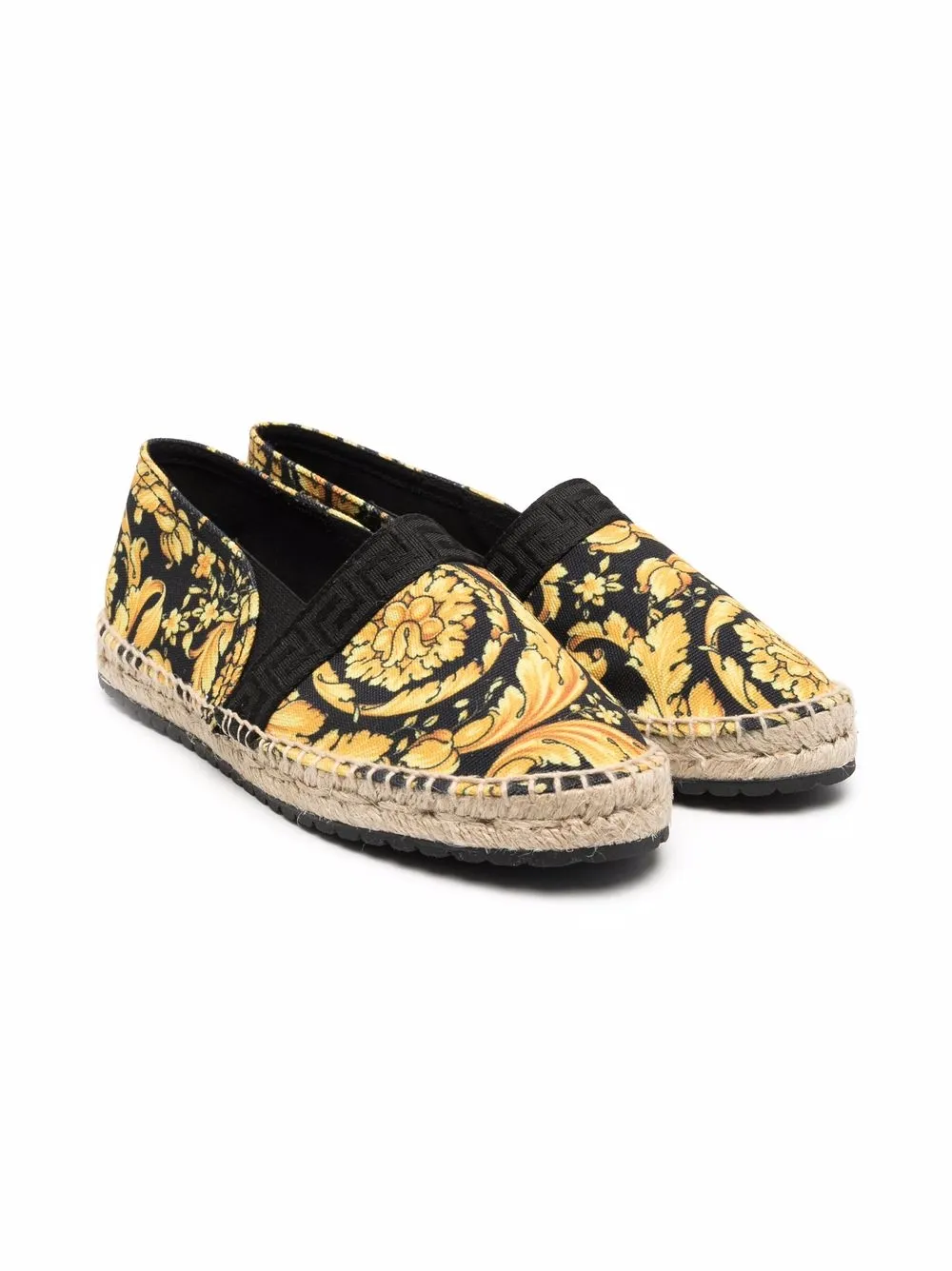 фото Versace kids эспадрильи с принтом barocco