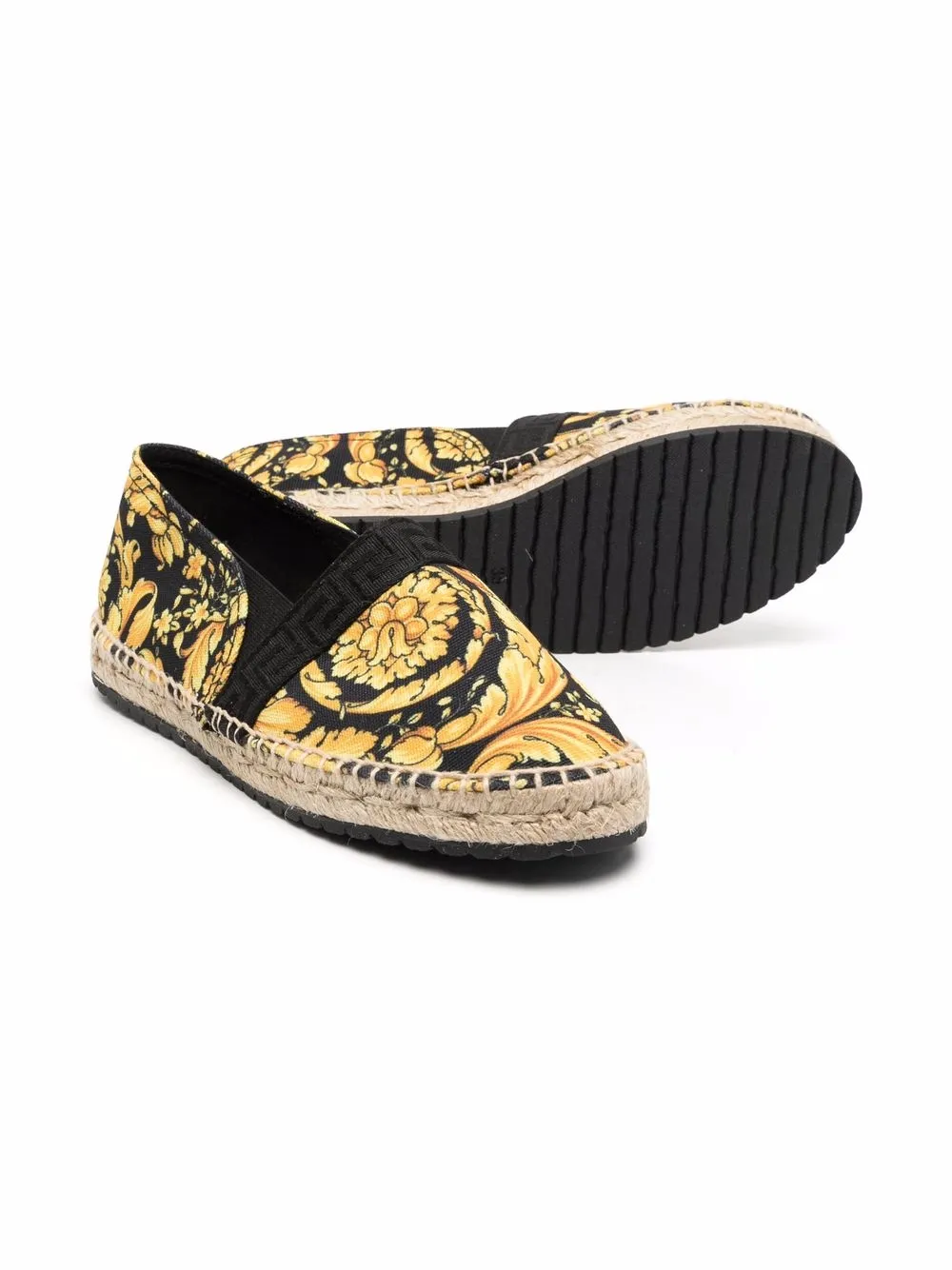 фото Versace kids эспадрильи с принтом barocco