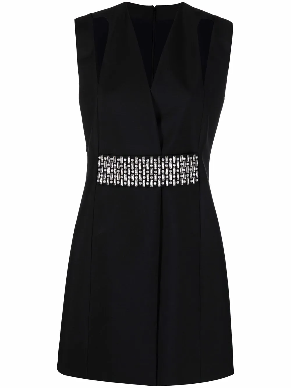 

Givenchy bean-embellished tailored mini dress - Black