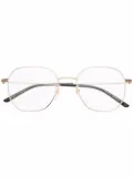 Gucci Eyewear GG1125O round-frame glasses - Gold