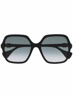Chloé Eyewear オーバーサイズ サングラス | ブラウン | FARFETCH JP