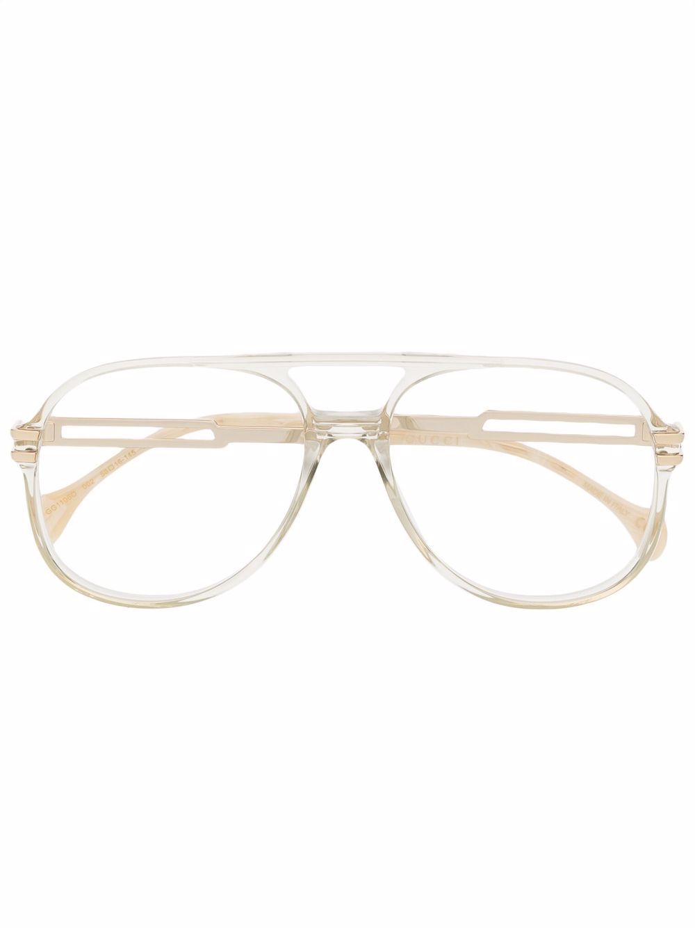 

Gucci Eyewear lentes con armazón estilo piloto - Neutro