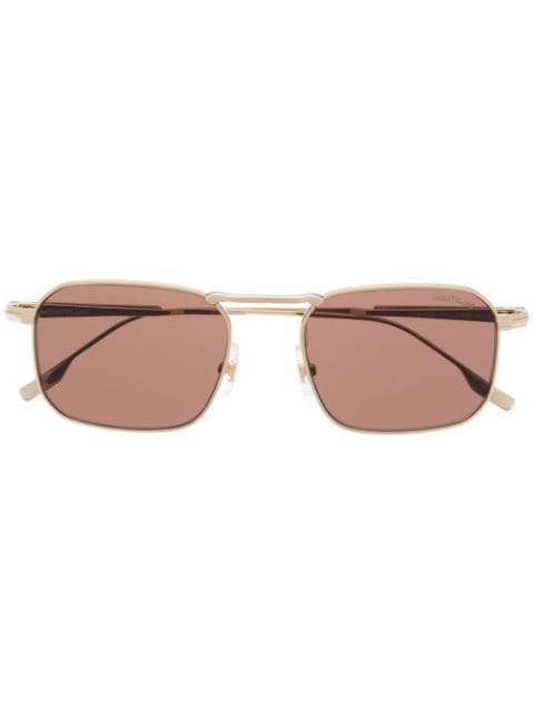 Montblanc square tinted sunglasses