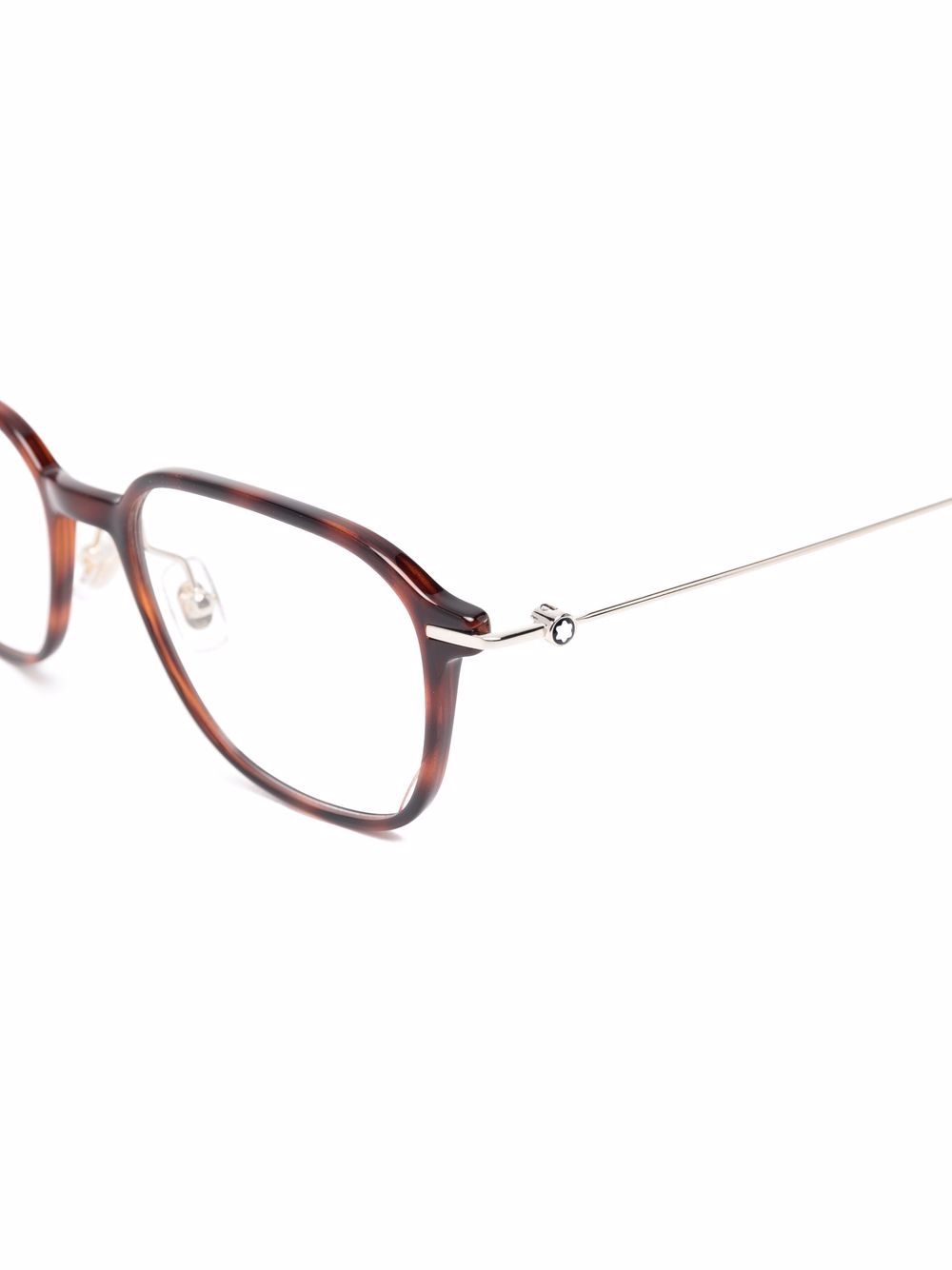 фото Montblanc очки в квадратной оправе черепаховой расцветки