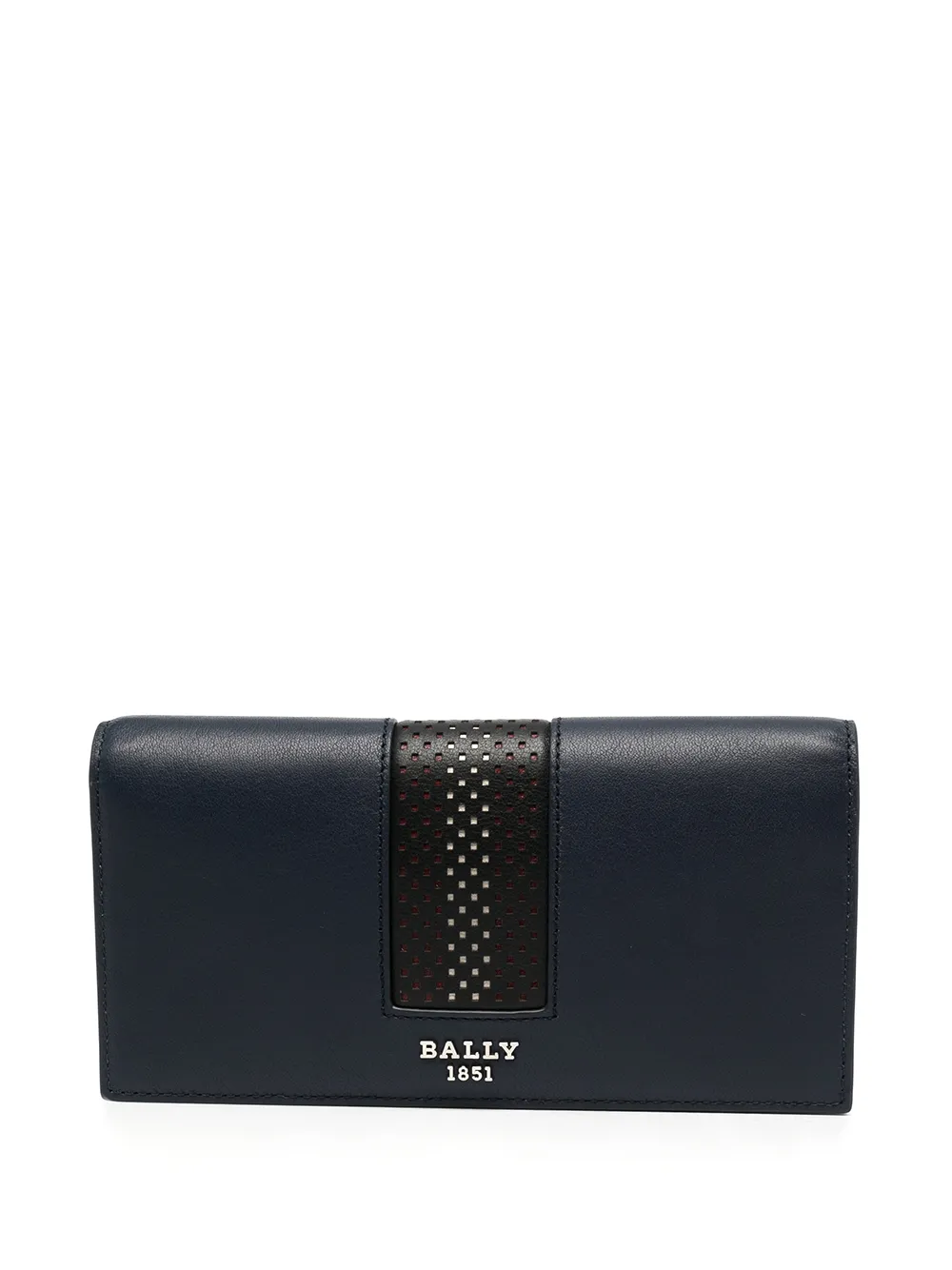 

Bally cartera con placa del logo - Azul