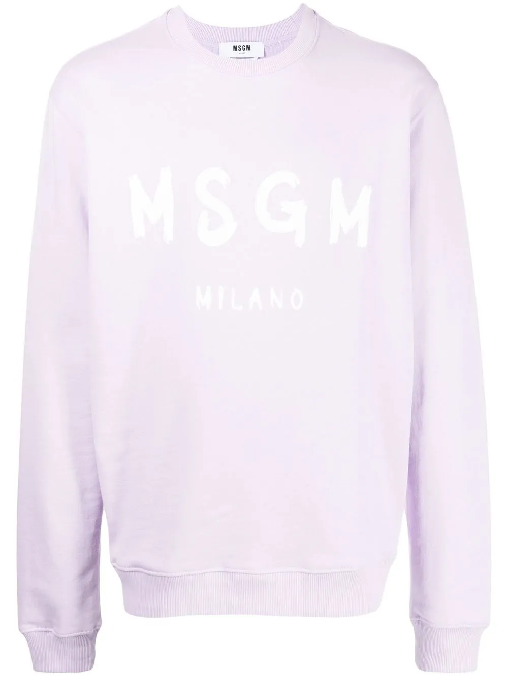 

MSGM logo print sweatshirt - Purple