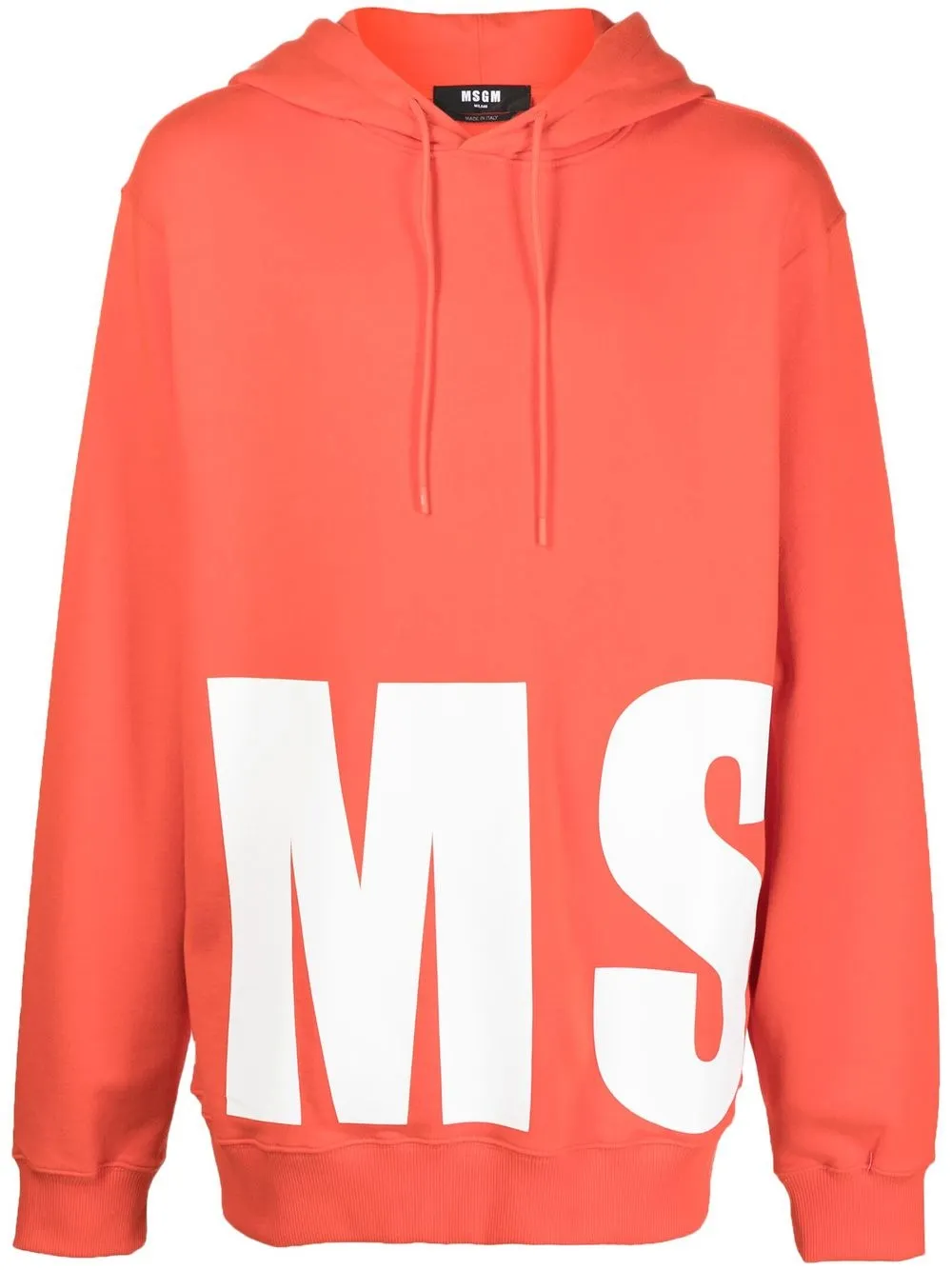 

MSGM hoodie con logo estampado - Naranja