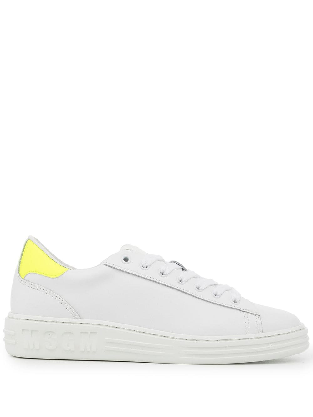 MSGM Panelled low-top Sneakers - Farfetch